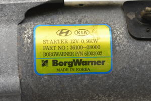 Kia Stonic I (2017–2026) Starter 3610008000 - 4