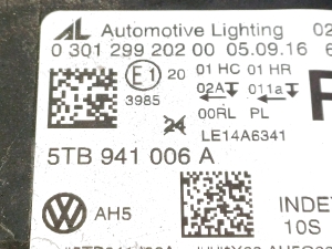 Volkswagen Touran III (2015–2026) Esituli 5TB941006A - 2
