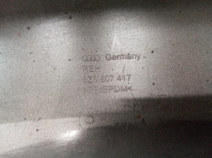 AUDI A2 (2000–2005) Tagumine kaitseraud 8Z0807417 - 2