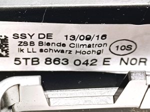 Volkswagen Touran III (2015–2026) Sonstiges Teil der Mittelkonsole 5TB863042E - 3