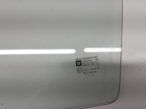 Opel Corsa E (2014–2018) Rear side door glass 161194 - 3