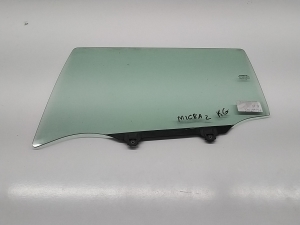 NISSAN Micra K14 (2017–2026) Aizmugurējo sānu durvju stikls 823015FA5A - 3