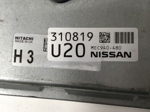 NISSAN Qashqai (2006–2013) Engine control unit 310819 - 2