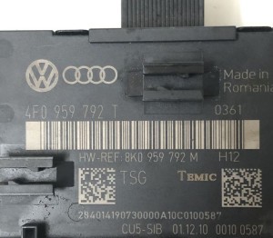 AUDI A4 B8 (2007–2016) Control unit 8K0959792 - 2
