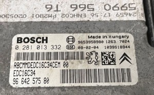 Calculateur moteur - 0281013332