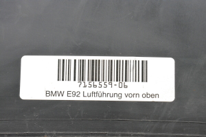 BMW 3 SERIES E92 (2006–2010) Radiator air deflector 7156559 - 2
