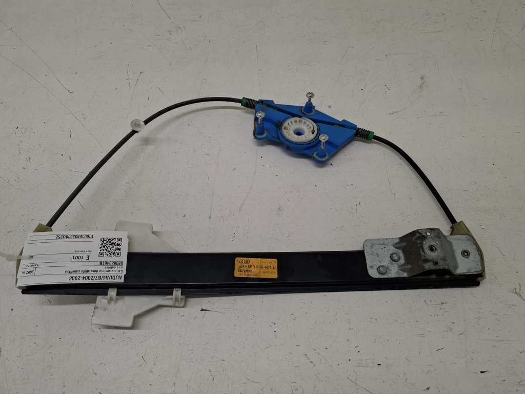 AUDI A4 B7 (2004–2008) Rear side door window regulator and its parts 8E0839461B AUDI A4 B7 (2004–2008) Rear side door window regulator and its parts 8E0839461B