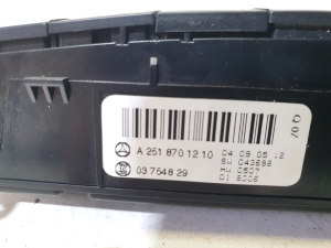 Mercedes Benz R-Class 251 (2006–2017) Hazard light switch A2518701210 - 4