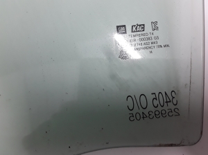 Opel Mokka (2012–2020) Fenster Scheibe Tür vorne 25993405 - 2