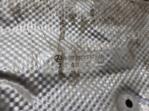 Mercedes Benz GLE-Class 167 (2019–2026) Hitzeschutzblech Schalldämpfer A1676807807 - 2