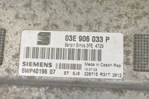 Seat Ibiza 6L1 (2002–2008) Motorsteuergerät 03E906033P - 4
