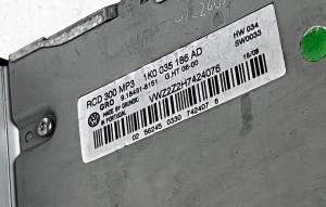 Audio, Video, Navigation - 1K0035186AD