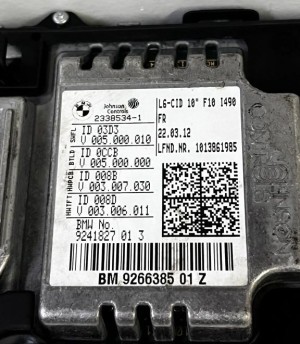BMW 5 SERIES F10 (2010–2017) Bildschirm 23385341 - 3