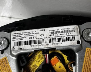 Mercedes Benz C-Class 204 (2007–2014) Stūres drošības spilvens 307069999162AD - 6