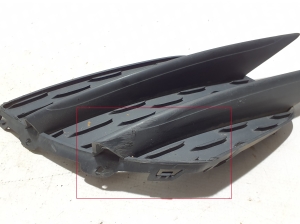 Mercedes Benz A-Class 177 (2018–2026) Front bumper lower grille A1778858300 - 4