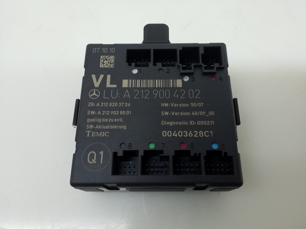 MERCEDES-BENZ GLK-Class X204 (2008-2015) Front Left Door Control Unit A2129004202 20301764