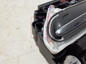 Mercedes Benz EQS 297 (2021–2026) Front door external opening handle and its details - 4