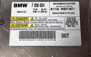 BMW 7 SERIJA F01 (2008–2015) Xenon-Steuergerät 7250624 - 3