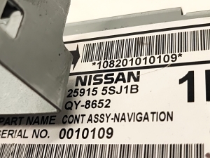 NISSAN Leaf II (2017–2026) Audio, video, navigation 259155SJ1B - 5