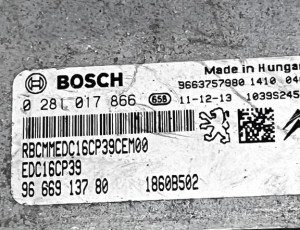 Motorsteuergerät - 9663757980