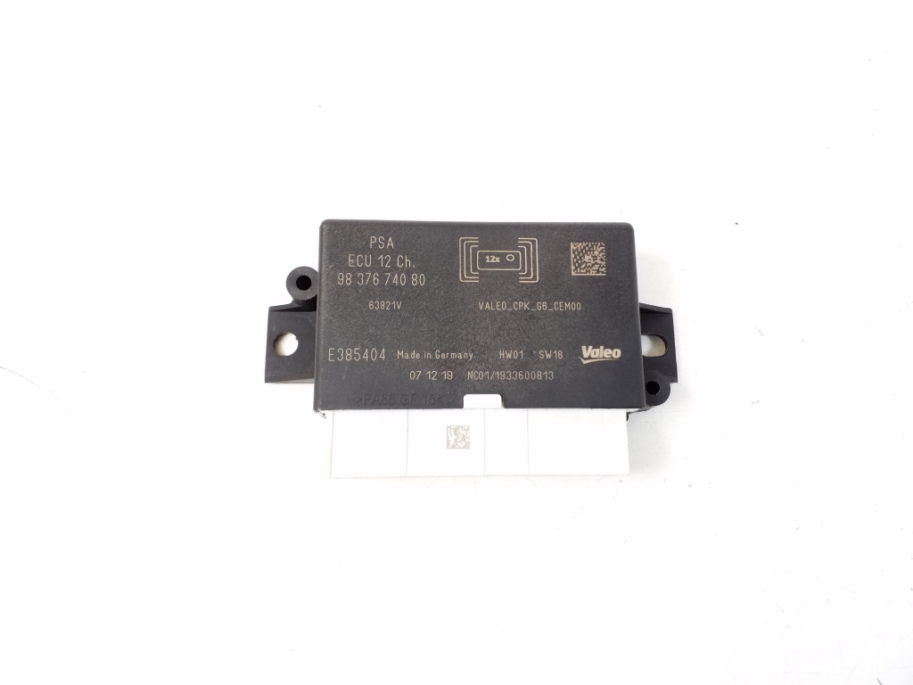Opel Corsa F (2019–2026) Parking system control unit 9837674080 Opel Corsa F (2019–2026) Parking system control unit 9837674080