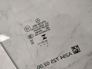Mercedes Benz EQE X294 (2022–2026) Priekšējo durvju stikls A2947250200 - 4