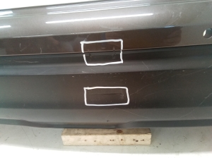 NISSAN Qashqai (2013–2021) Heckstoßstange 85022HV00H - 5