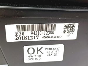 Kia Soul (2019–2026) Head-up display (HUD) 94310J2300 - 5