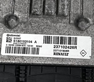 RENAULT Scenic (2009–2015) Mootori juhtplokk 237102426R - 2