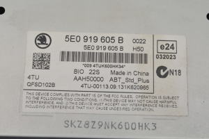 Skoda Octavia III (2013–2019) Audio, Video, Navigation 5E0919605B - 5