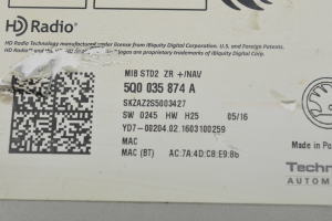 Skoda Octavia III (2013–2019) Audio, Video, Navigation 5Q0035874A - 2