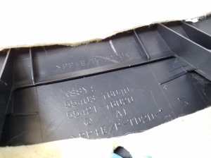 LEXUS CT 200h ZWA10 (2010–2017) Instrument cluster trim 5540376040 - 2