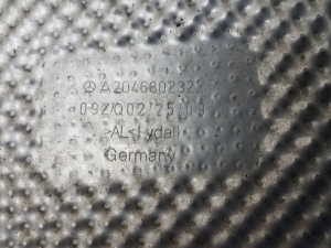 Mercedes Benz GLK-Class 204 (2008–2015) Hitzeschutzblech Schalldämpfer A2046802322 - 2