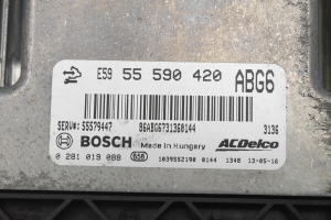 Opel Insignia (2008–2017) Calculateur moteur 55590420 - 2