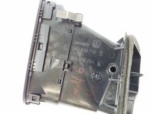 Volkswagen Golf VI (2008–2013) Armatuurlaua ventilatsioonivõred 5K0819710D - 2