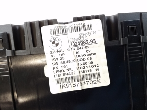 BMW 1 SERIES F20 (2010–2026) Instrument cluster 9187047 - 4