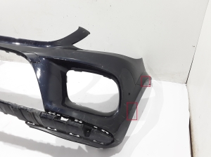 Mercedes Benz GLS 166 (2015–2019) Front bumper A1668851800 - 4