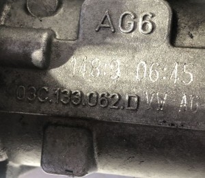 Volkswagen Golf VI (2008–2013) Drosselklappe 03C133062D - 3
