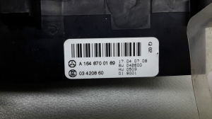 Mercedes Benz ML-Class 164 (2005–2011) Heater control panel A1648700189 - 2