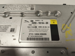 Jaguar XJ (2009–2026) Audio amplifier AW9319C164BR - 4