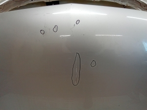 Opel Vectra C (2002–2008) Motorhaube 13106814 - 3