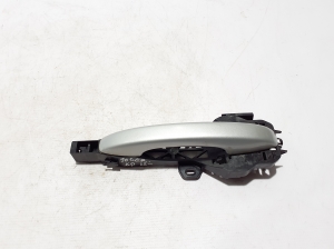 Front door external opening handle and its details