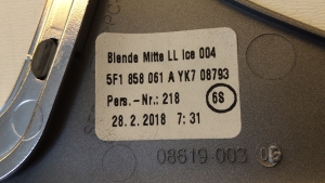 Seat Leon (2012–2026) Sonstiges Innenraumteil 5F1858061A - 3