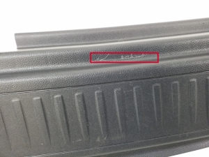 Mercedes Benz B-Class 242 (2013–2019) Rear panel interior trim A2466902641 - 4