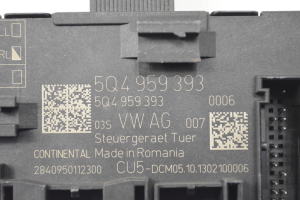 Skoda Octavia III (2013–2019) Front door control unit 5Q4959393 - 2