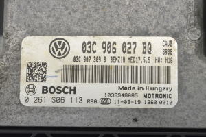 Volkswagen Touran II (2010–2015) Motorsteuergerät 03C906027BQ - 3