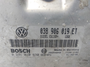 Volkswagen Sharan (1995–2010) Motorsteuergerät 038906019ET - 3