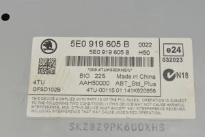 Skoda Octavia III (2013–2019) Audio, Video, Navigation 5E0919605B - 4