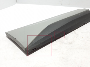 Skoda Karoq (2017–2026) Rear side door molding 57A854950D - 2