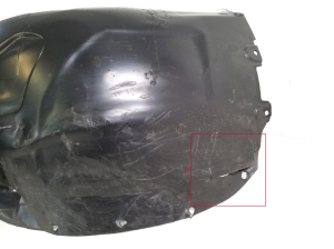 VOLVO XC40 (2017–2026) Front wheel arch liner 32241407 - 3